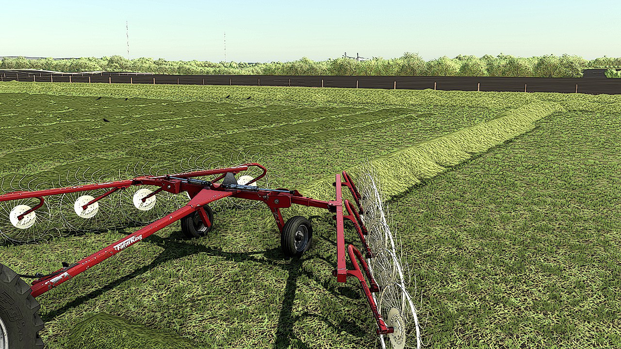 FS22 FarmKing Rake/Tedder by JD Screenshots