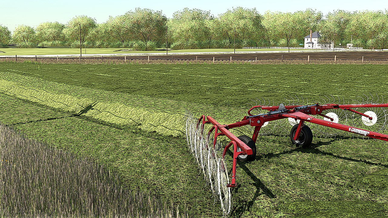 FS22 FarmKing Rake/Tedder by Jd_Farms28