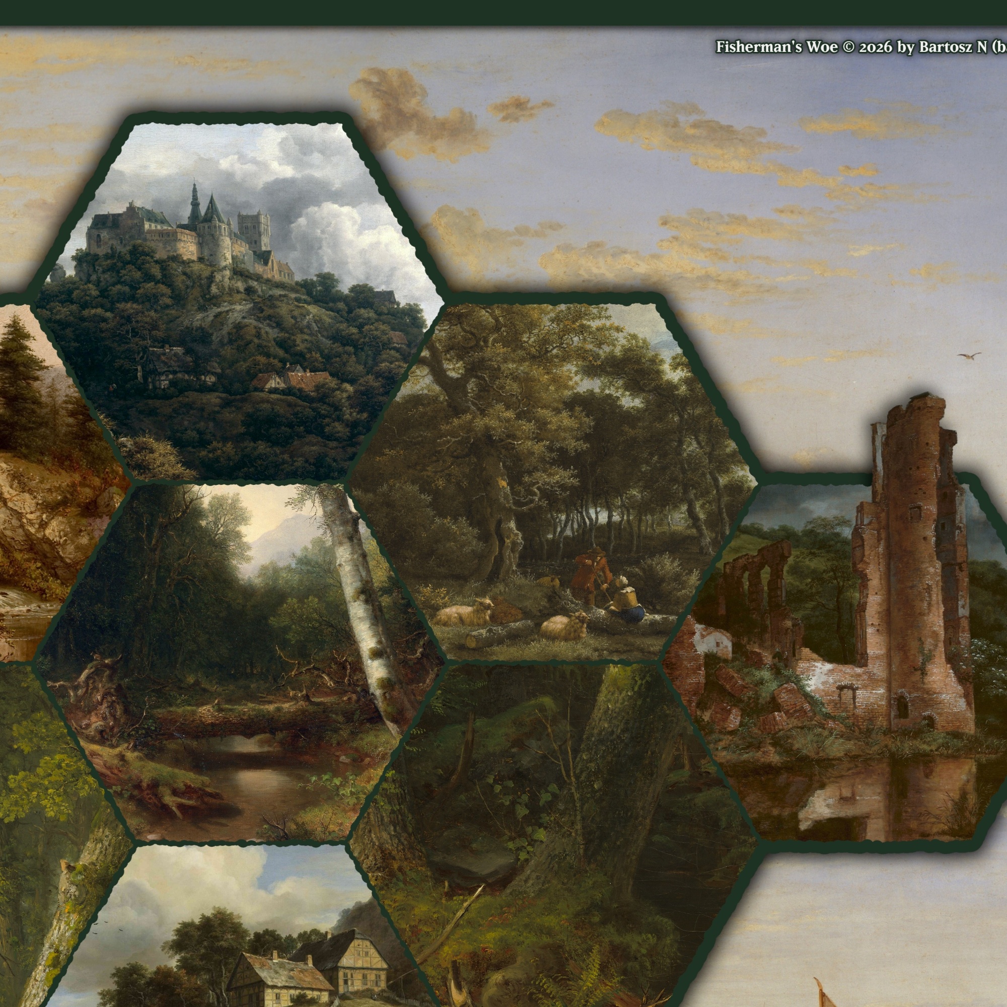 Screenshot 3 for Collage Hex Map Collection