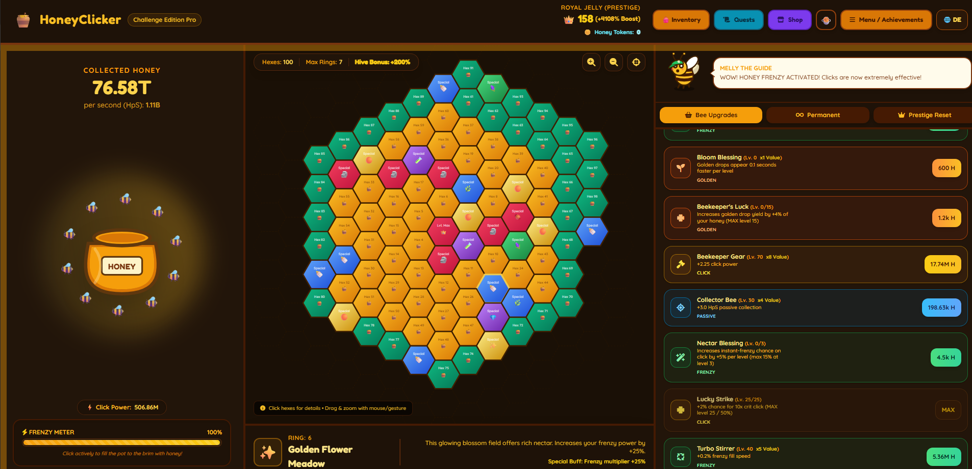 Screenshot 3 for Honey Clicker