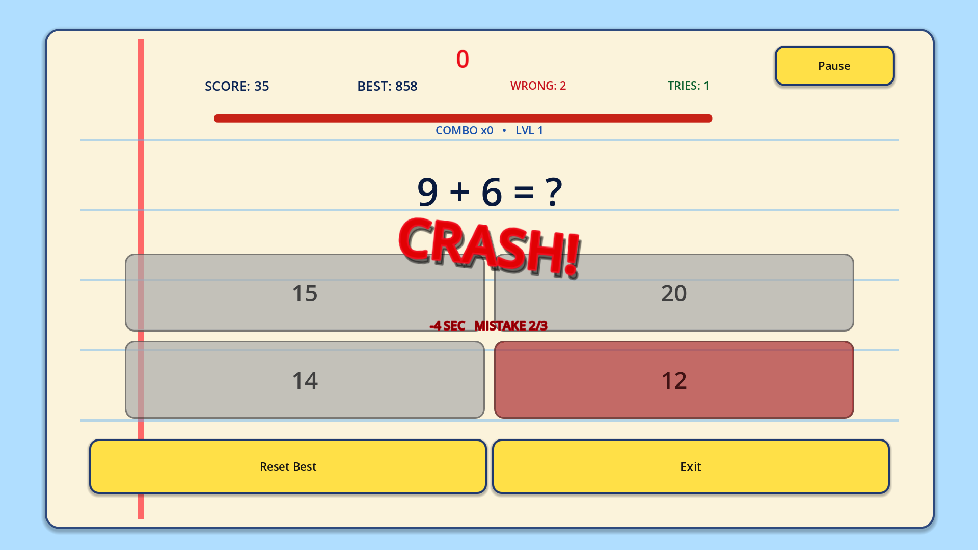 Screenshot 3 for Math Rush: Brain Sprint