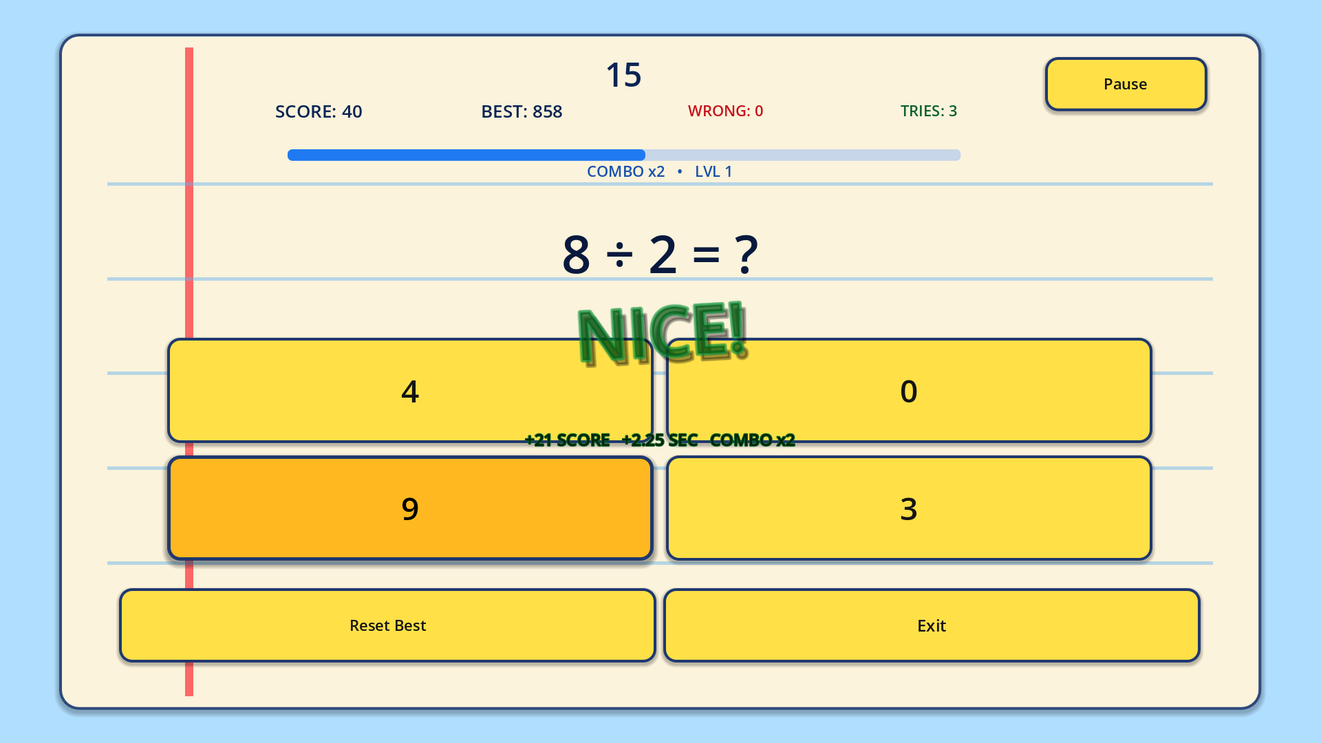Screenshot 2 for Math Rush: Brain Sprint