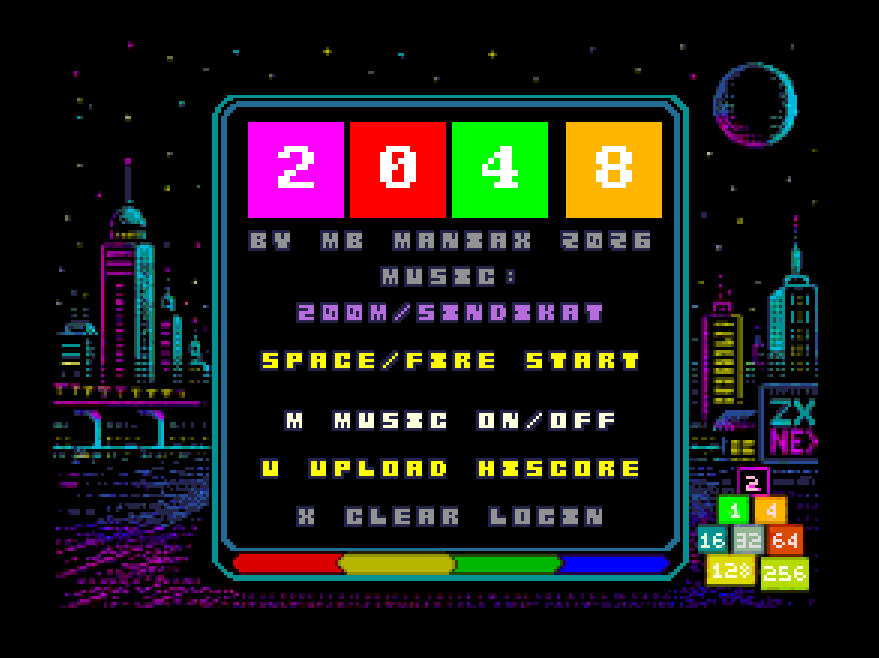 2048 (ZX Spectrum Next) by shrek128