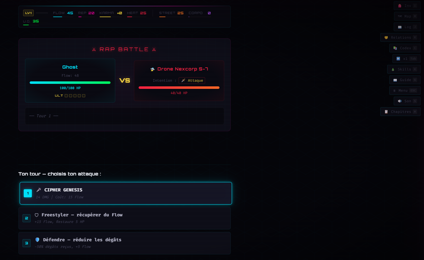 Screenshot 2 for Cyber Rap RPG