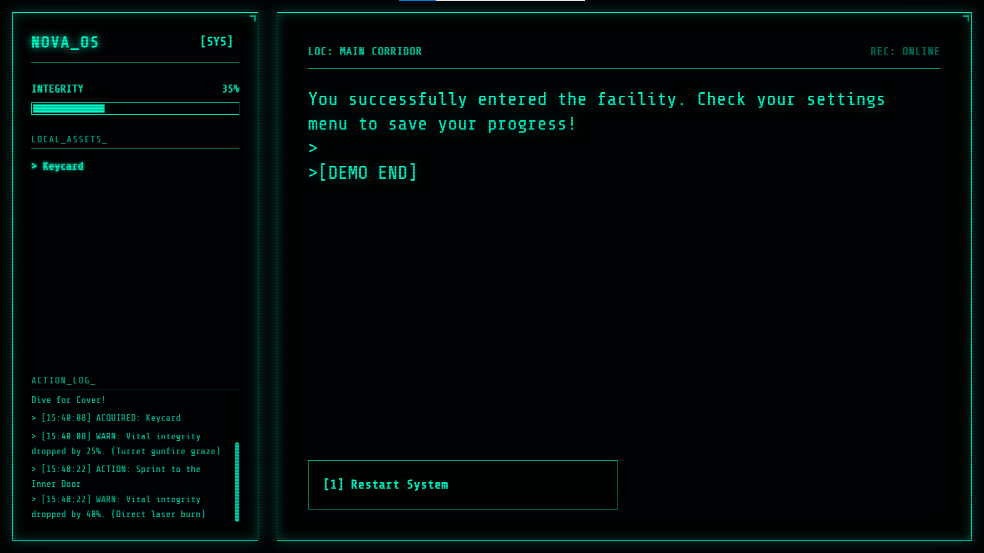 NOVA Text Engine (Premium UI Kit for Interactive Fiction) by AmineDZ37
