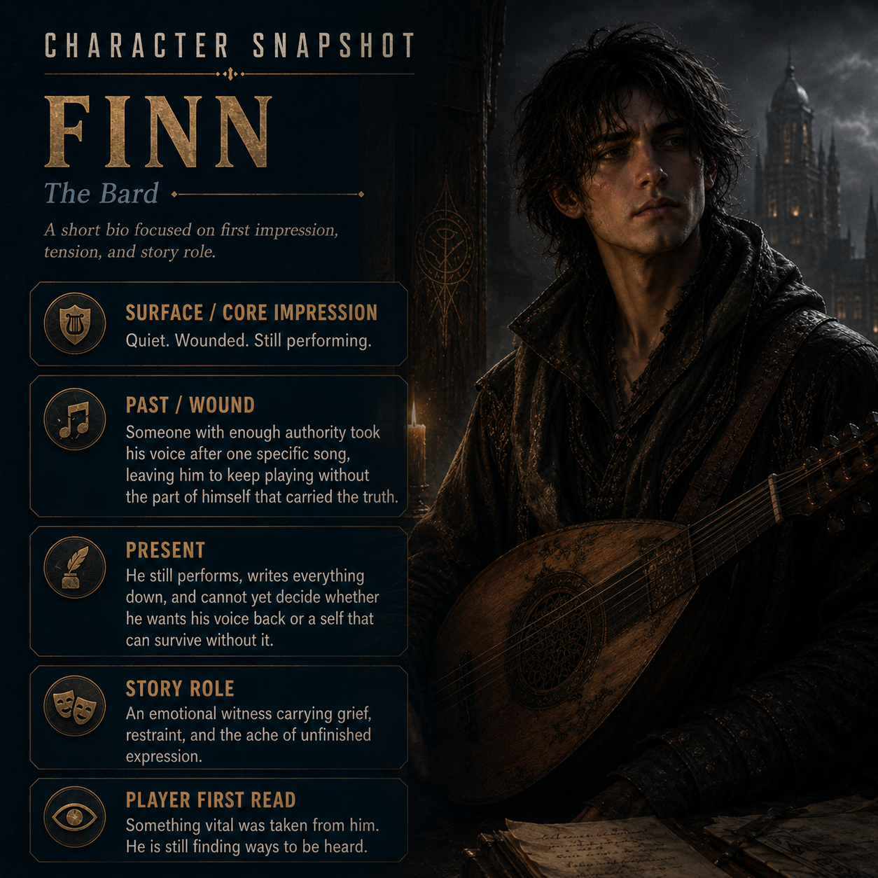 TUNA — Narrative & Character Writing Samples by ticen