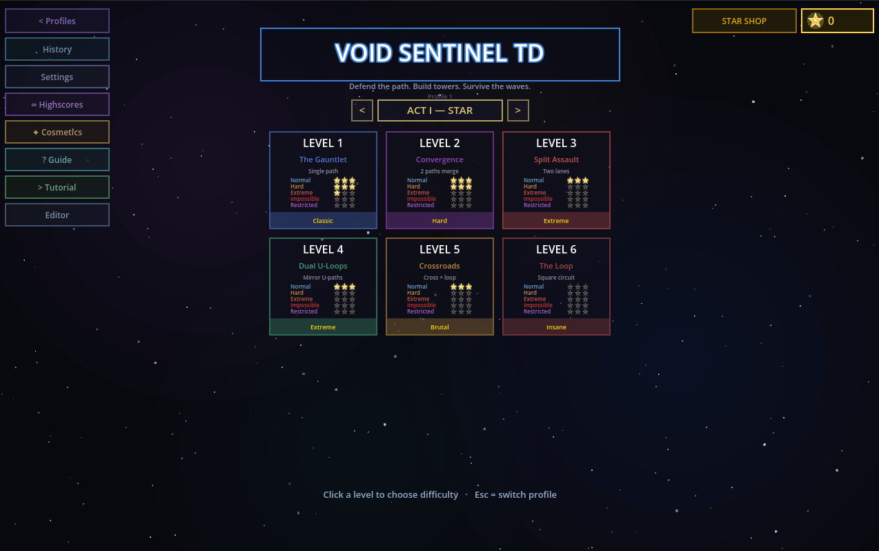 Screenshot 2 for Void Sentinel TD