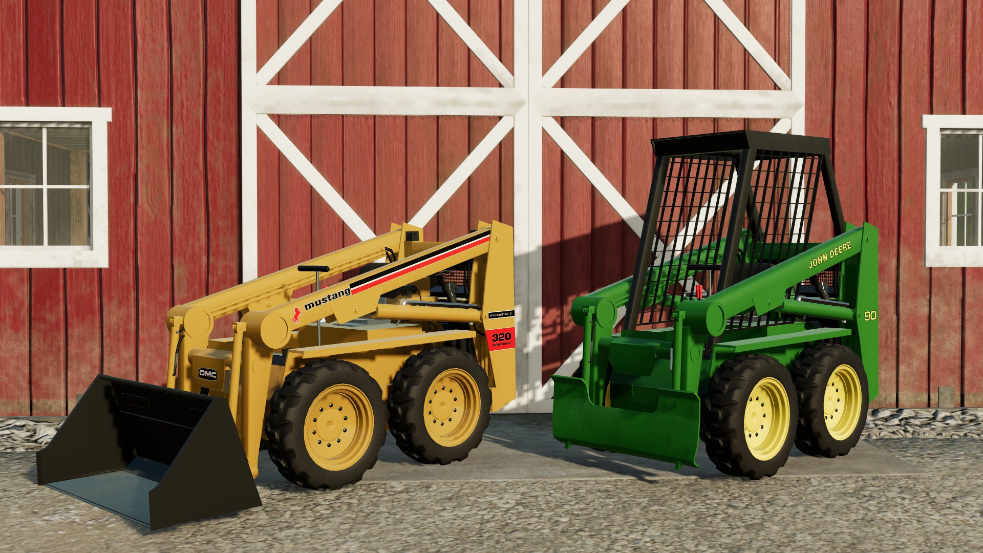 Screenshot 2 for John Deere 90 / Owatonna Mustang 320 Skid Steers - FS22