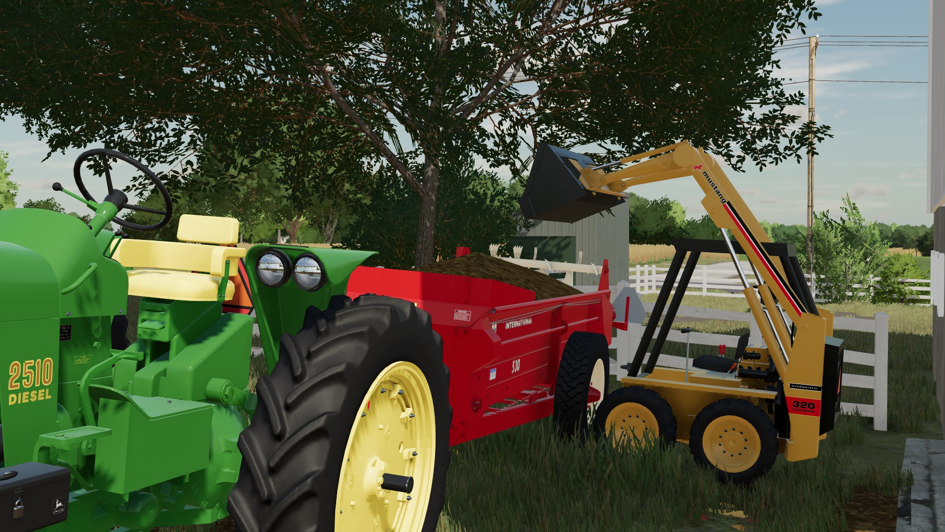 Screenshot 5 for John Deere 90 / Owatonna Mustang 320 Skid Steers - FS22