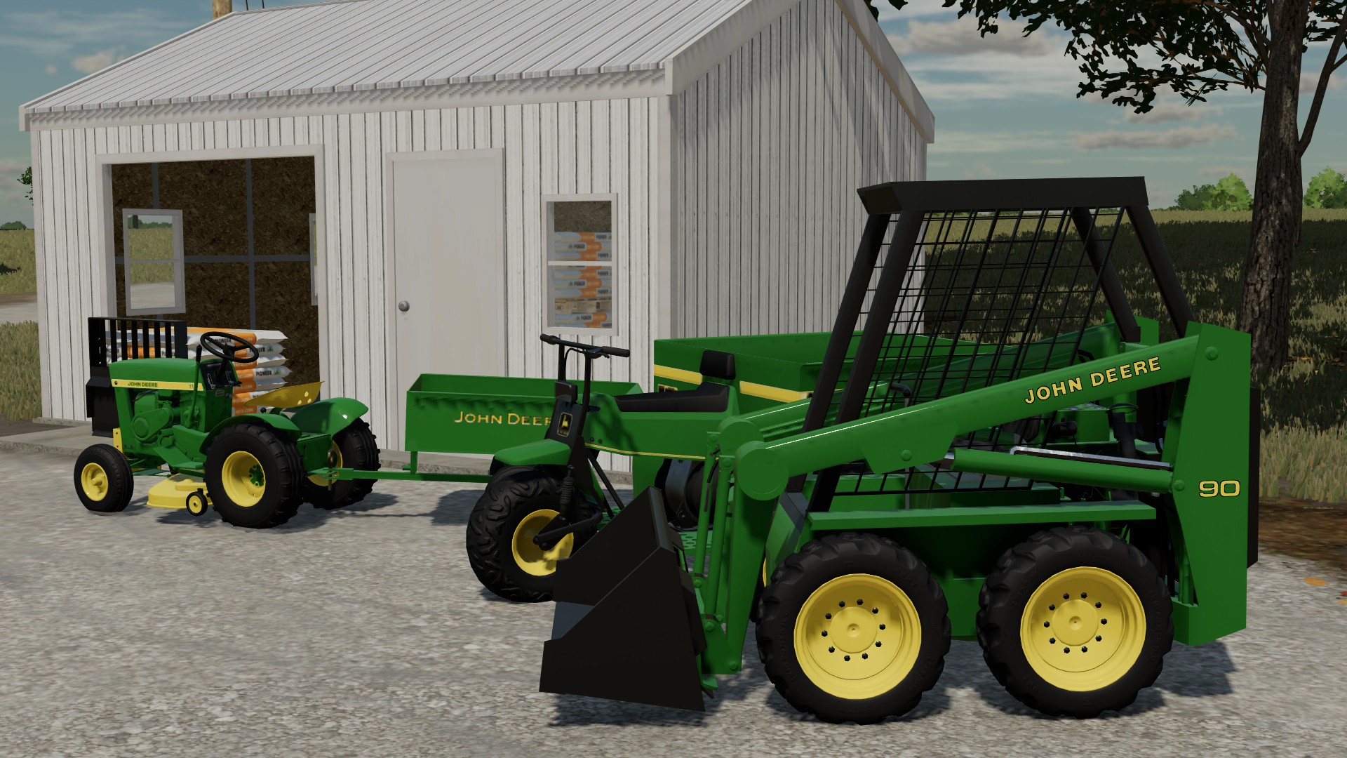 Screenshot 7 for John Deere 90 / Owatonna Mustang 320 Skid Steers - FS22