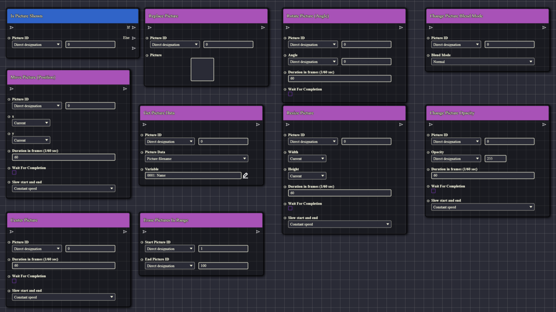 Screenshot 4 for Visual Event Editor - Expanded Event Commands