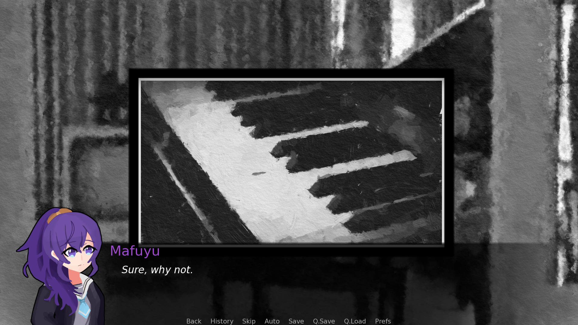 Screenshot 4 for Project Sekai Fangame - Mafukasa VN - A Blank World