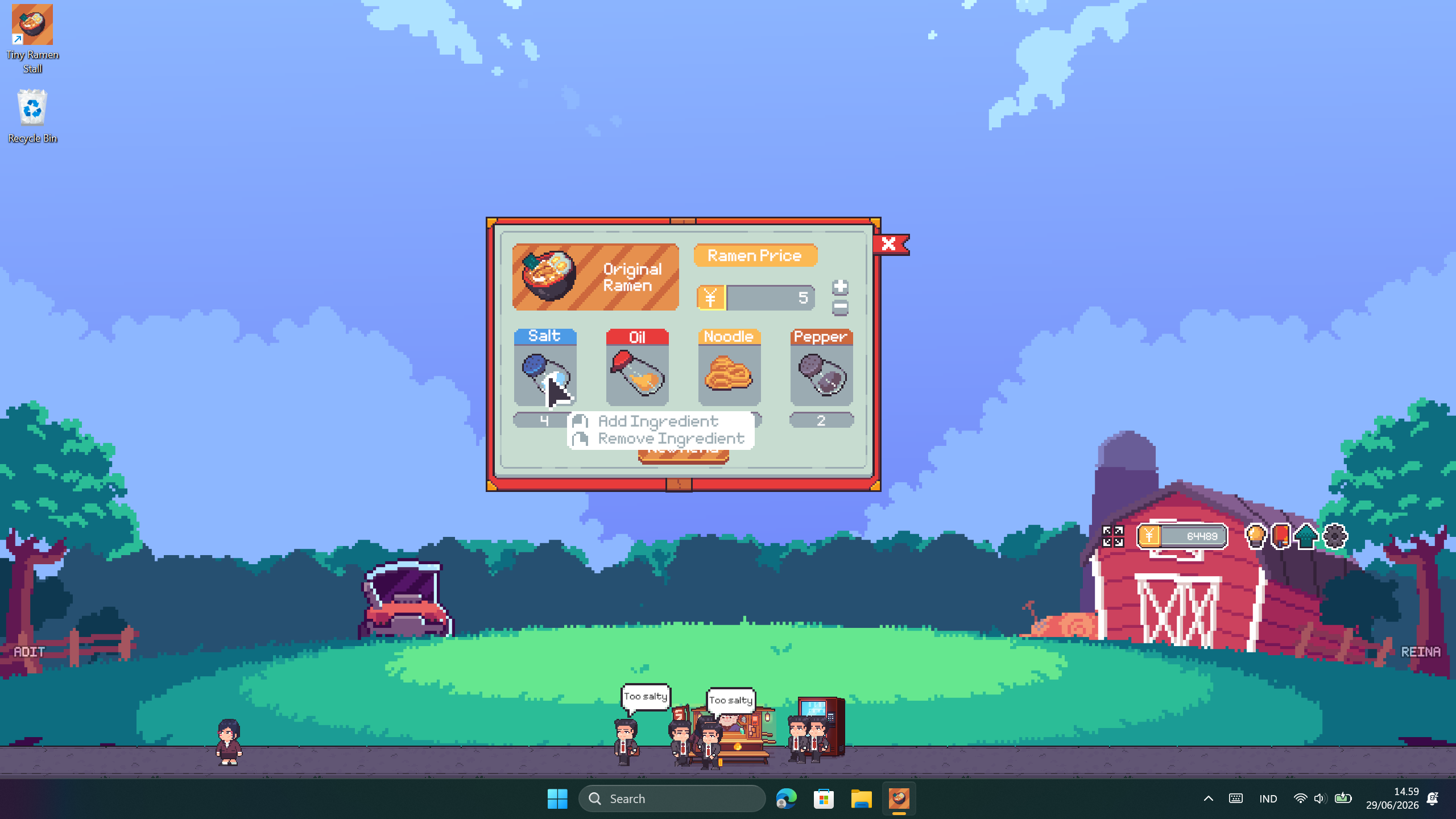 Screenshot 2 for Desktop Ramen Tycoon