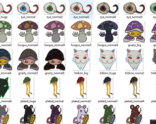 Hand-Drawn RPG Monsters Pack 1 by Yal