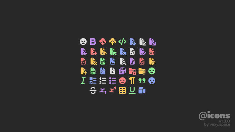 @icons — Custom Godot node icons by Voxy