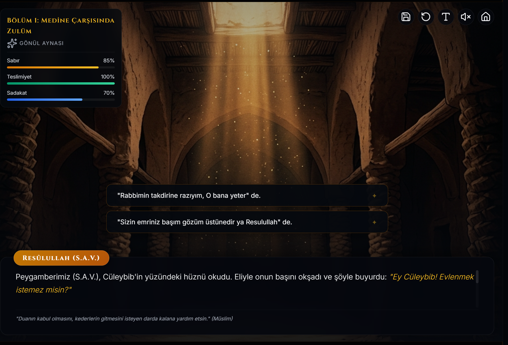 Screenshot 3 for Cüleybib (Mini Visual Novel)