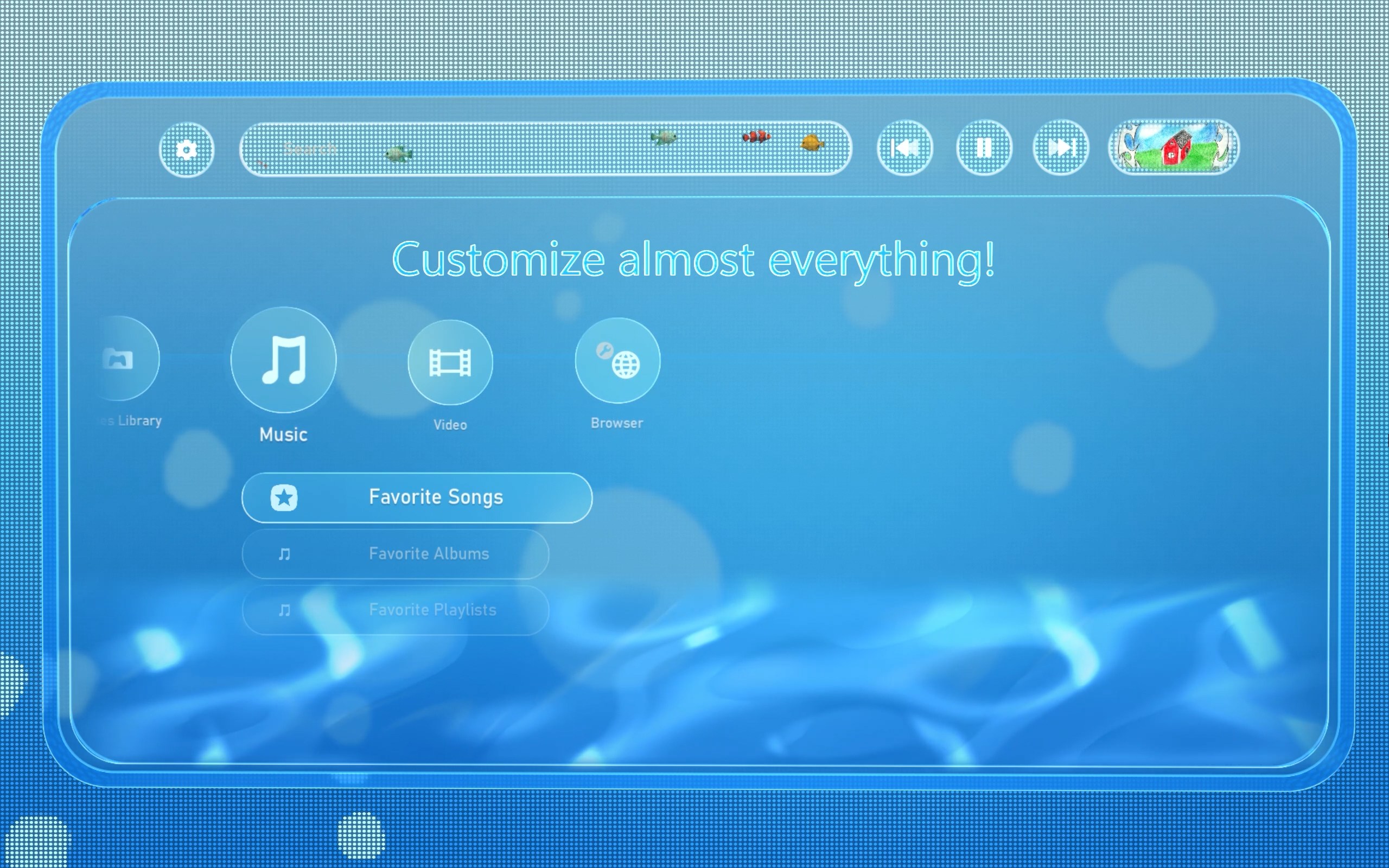 Screenshot 6 for Gloss Frutiger Launcher