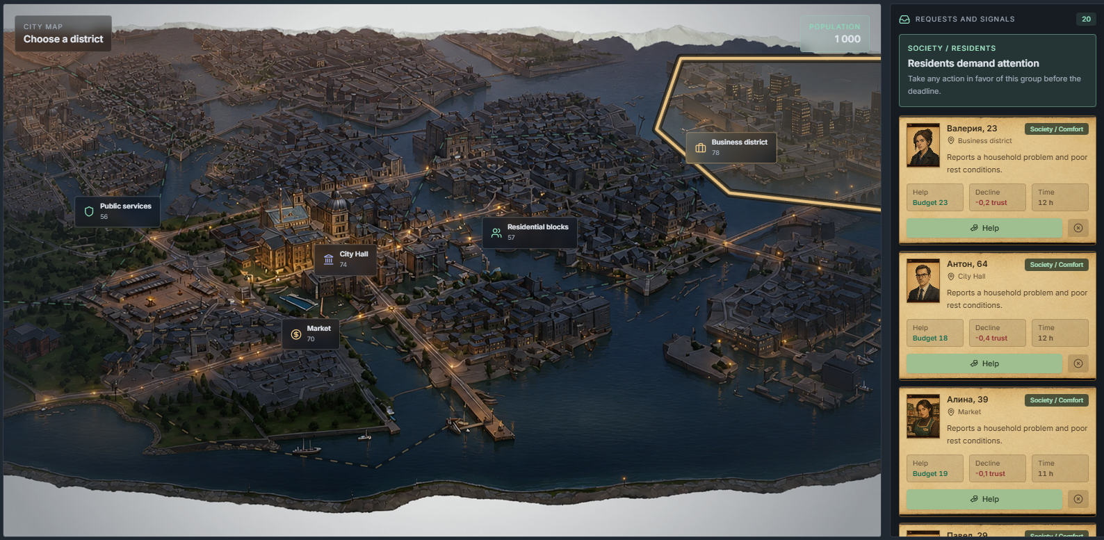 LifeSim: Mayor Mode by GreyGame Studio