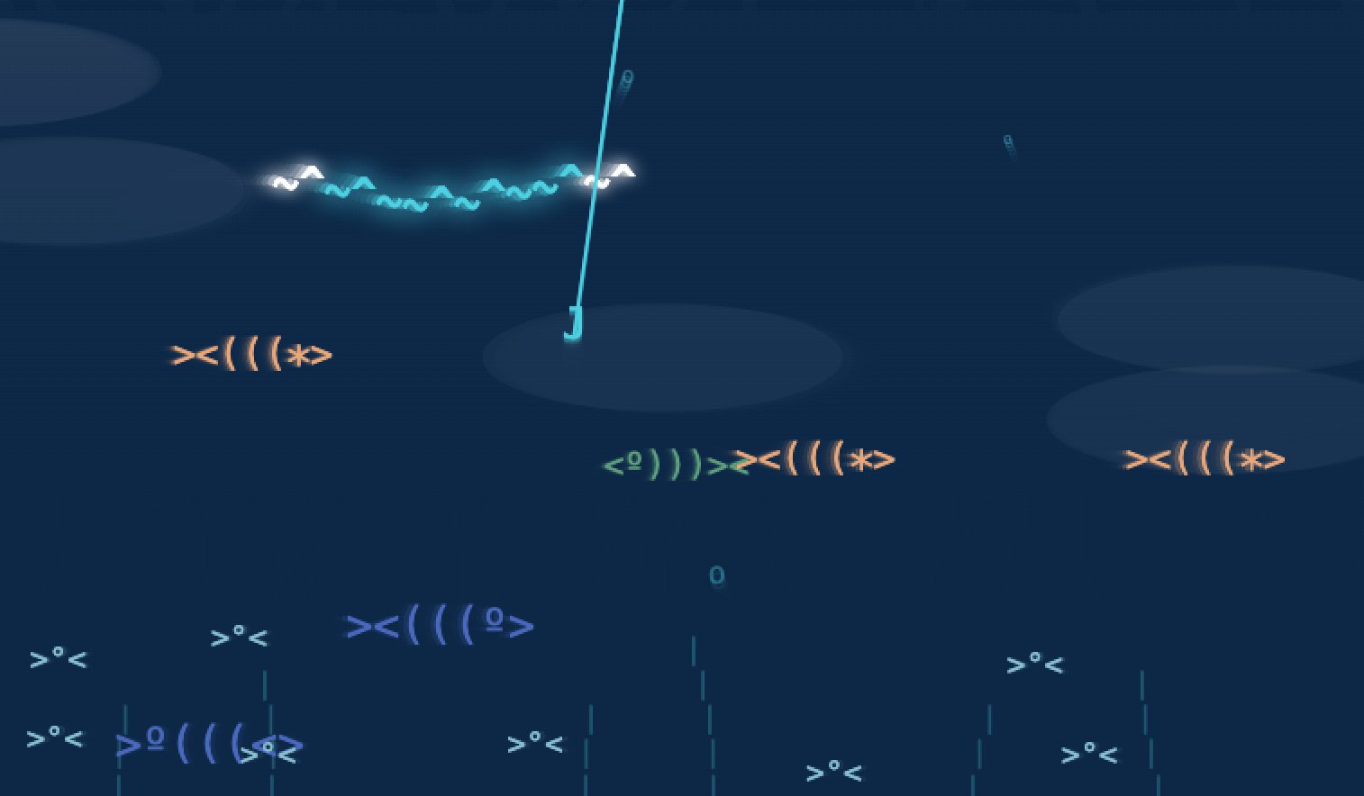 Screenshot 3 for ascii fishing game