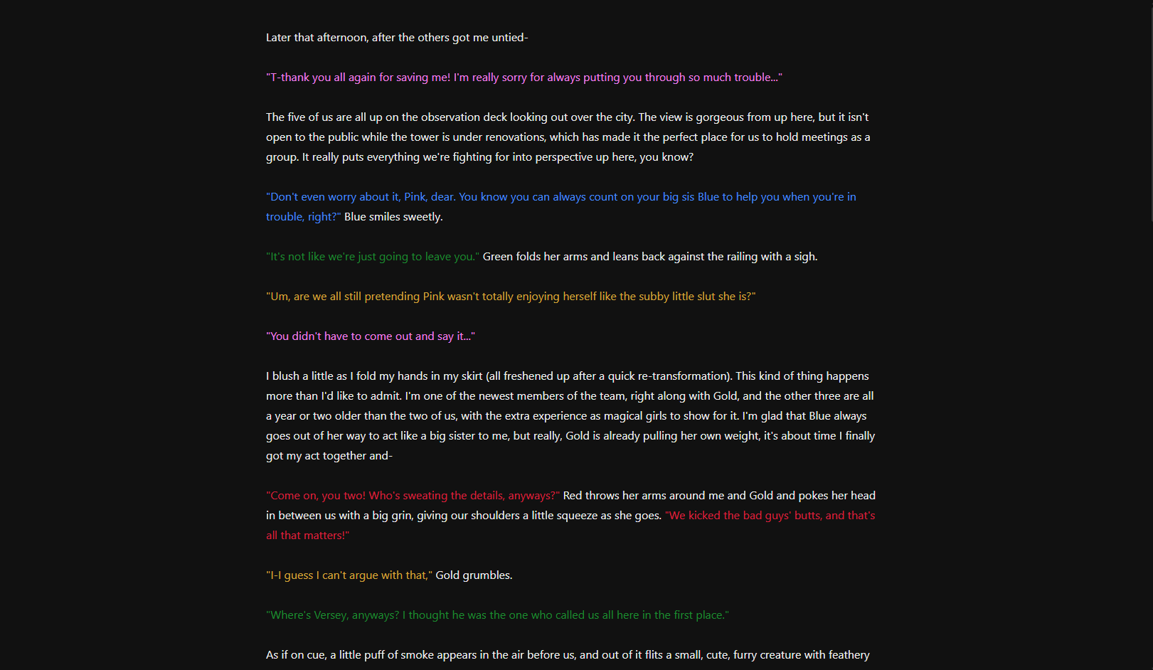Screenshot 2 for Magical Pink and the Collaring Game