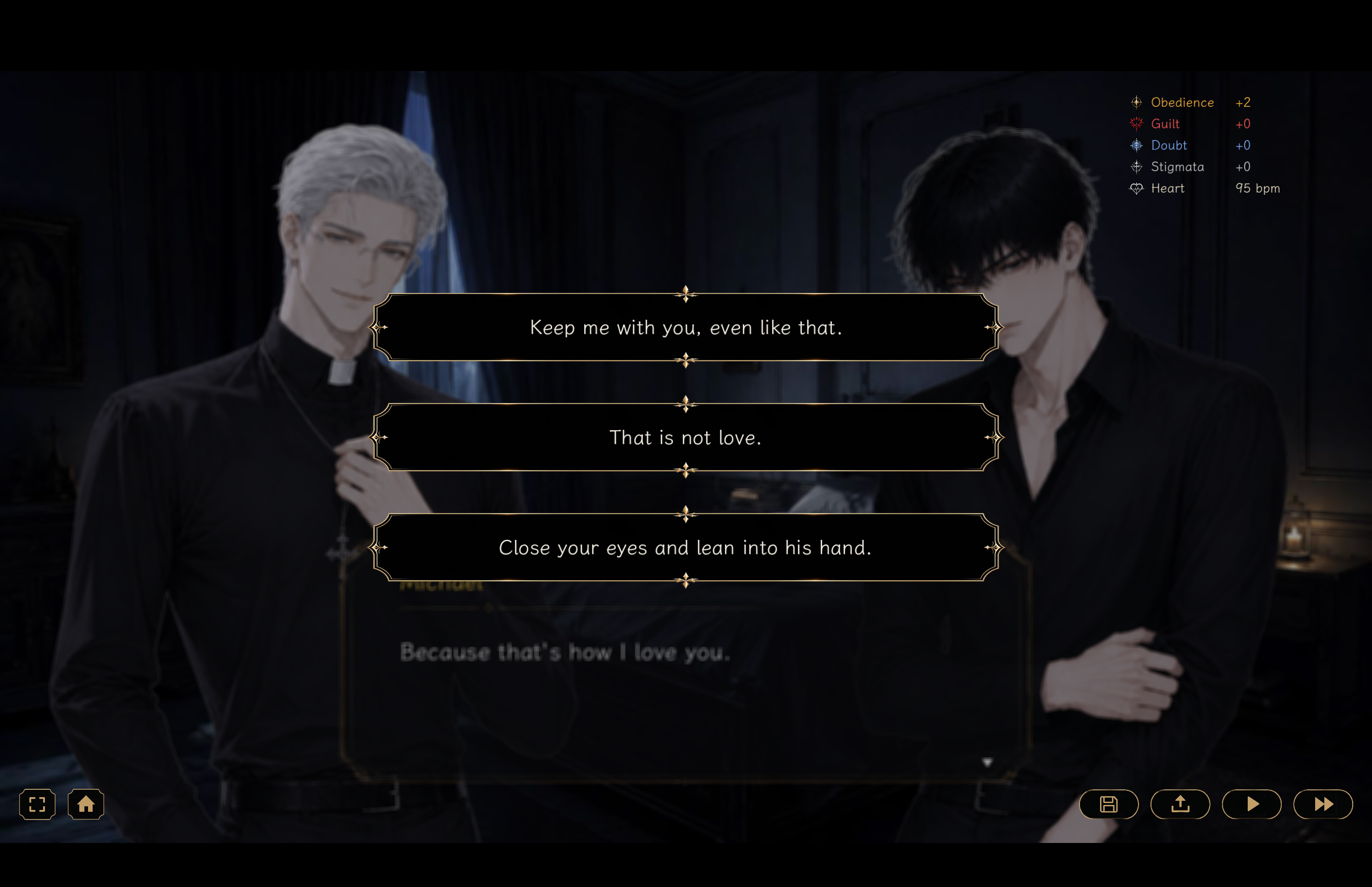 Screenshot 5 for Funeral of Paradise - Gay Yaoi (18+) [DEMO]