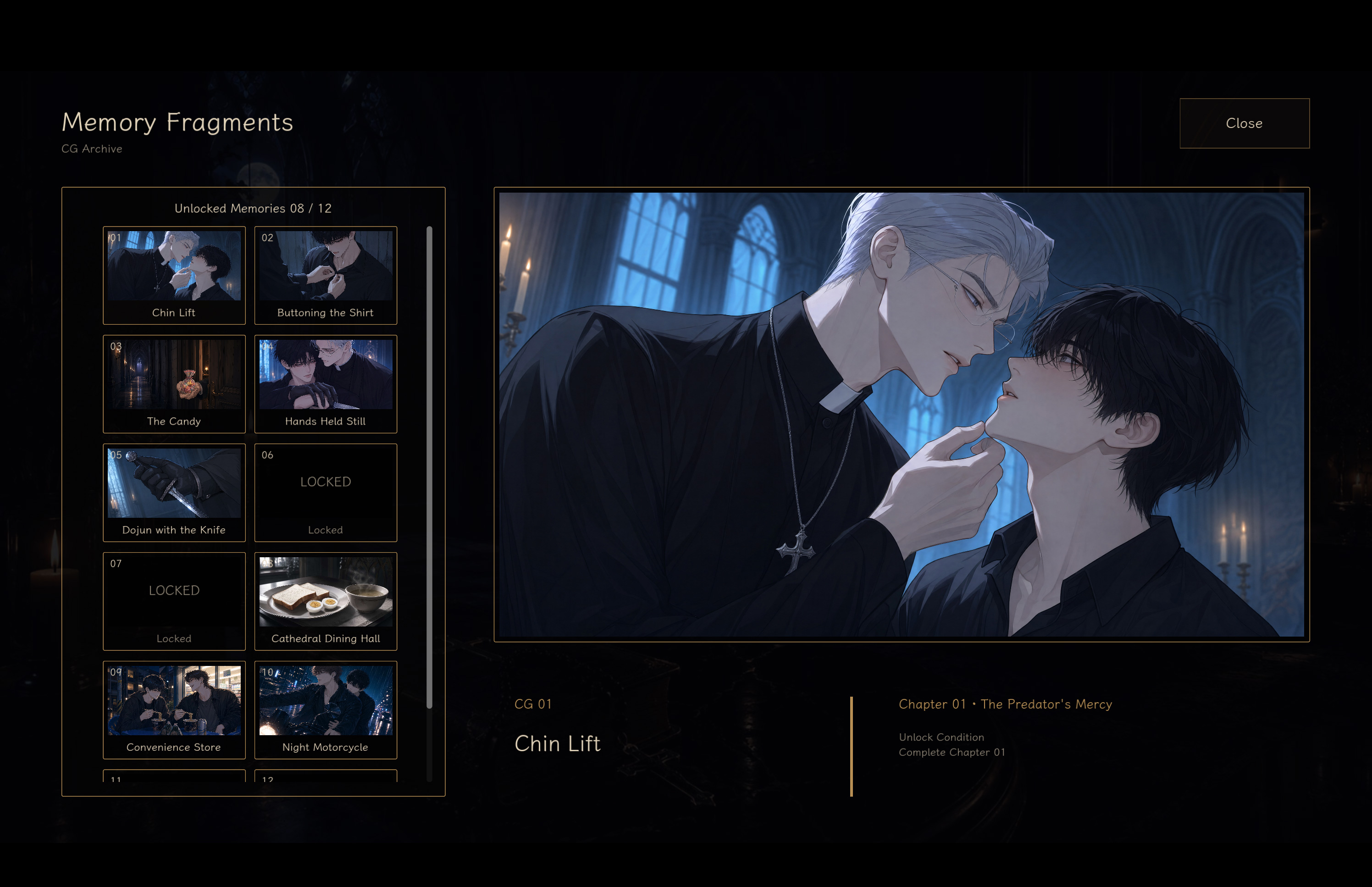 Screenshot 2 for Funeral of Paradise - Gay Yaoi (18+) [DEMO]