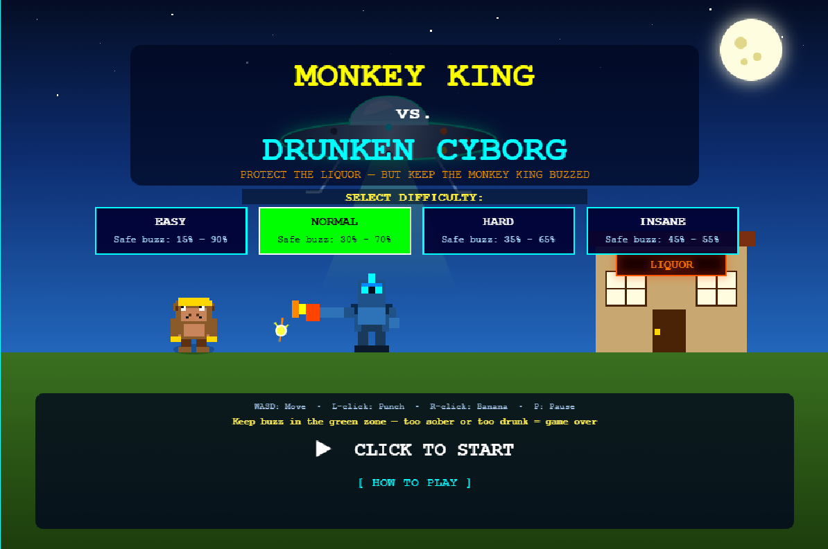 Screenshot 2 for Monkey King vs. Drunken Cyborg