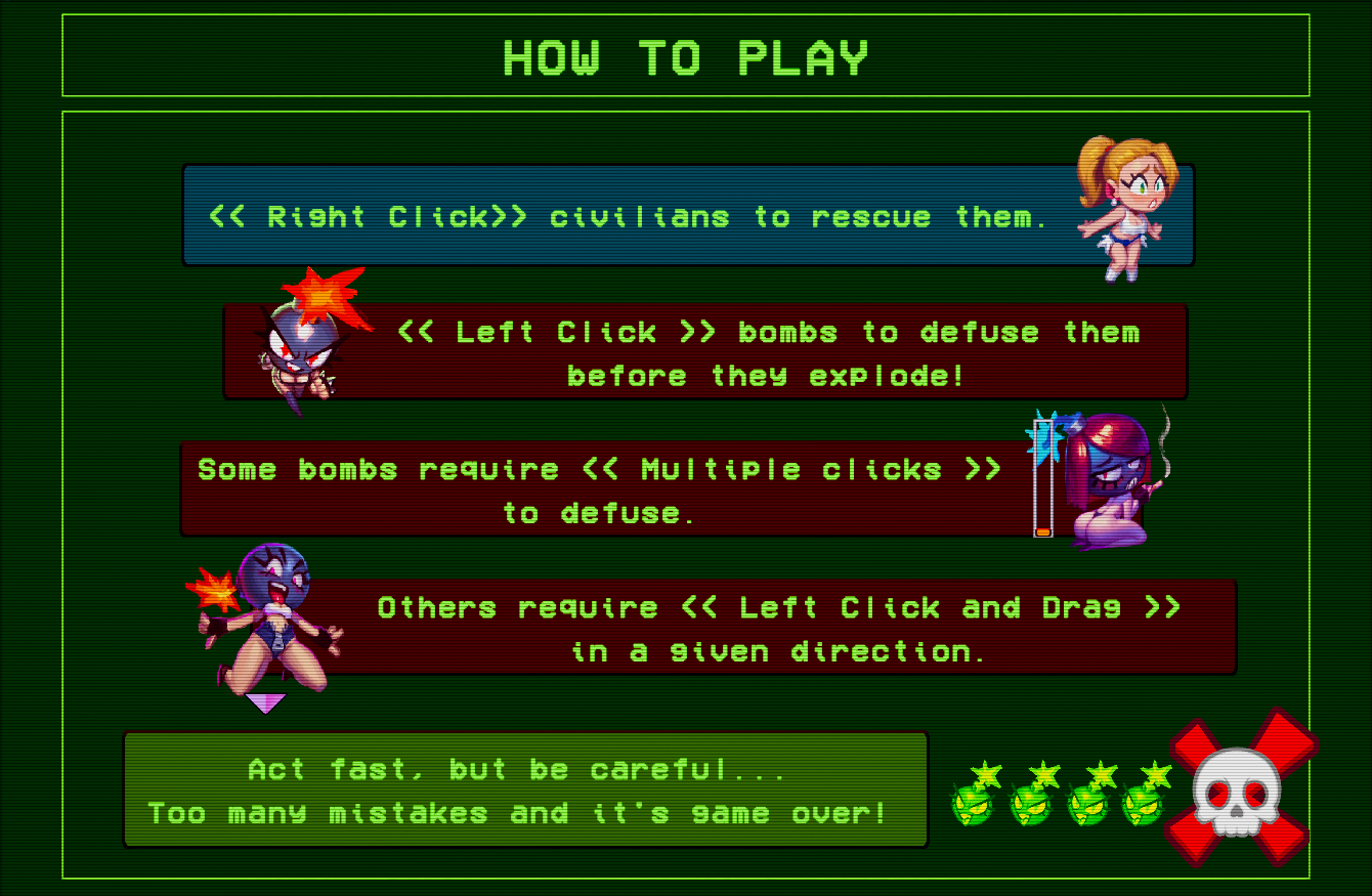 Screenshot 2 for Bomb Bitches Arcade