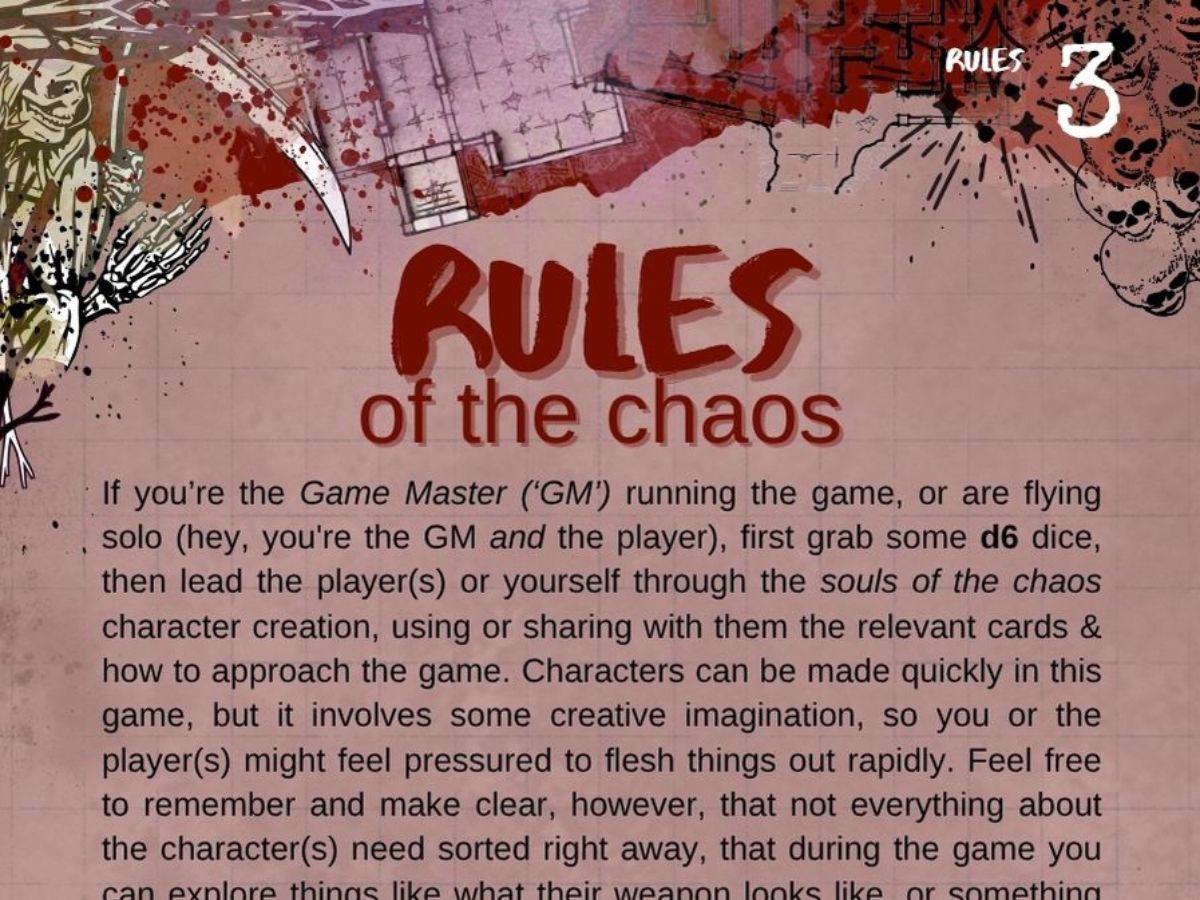 Screenshot 2 for The Chaos Card Deck TTRPG
