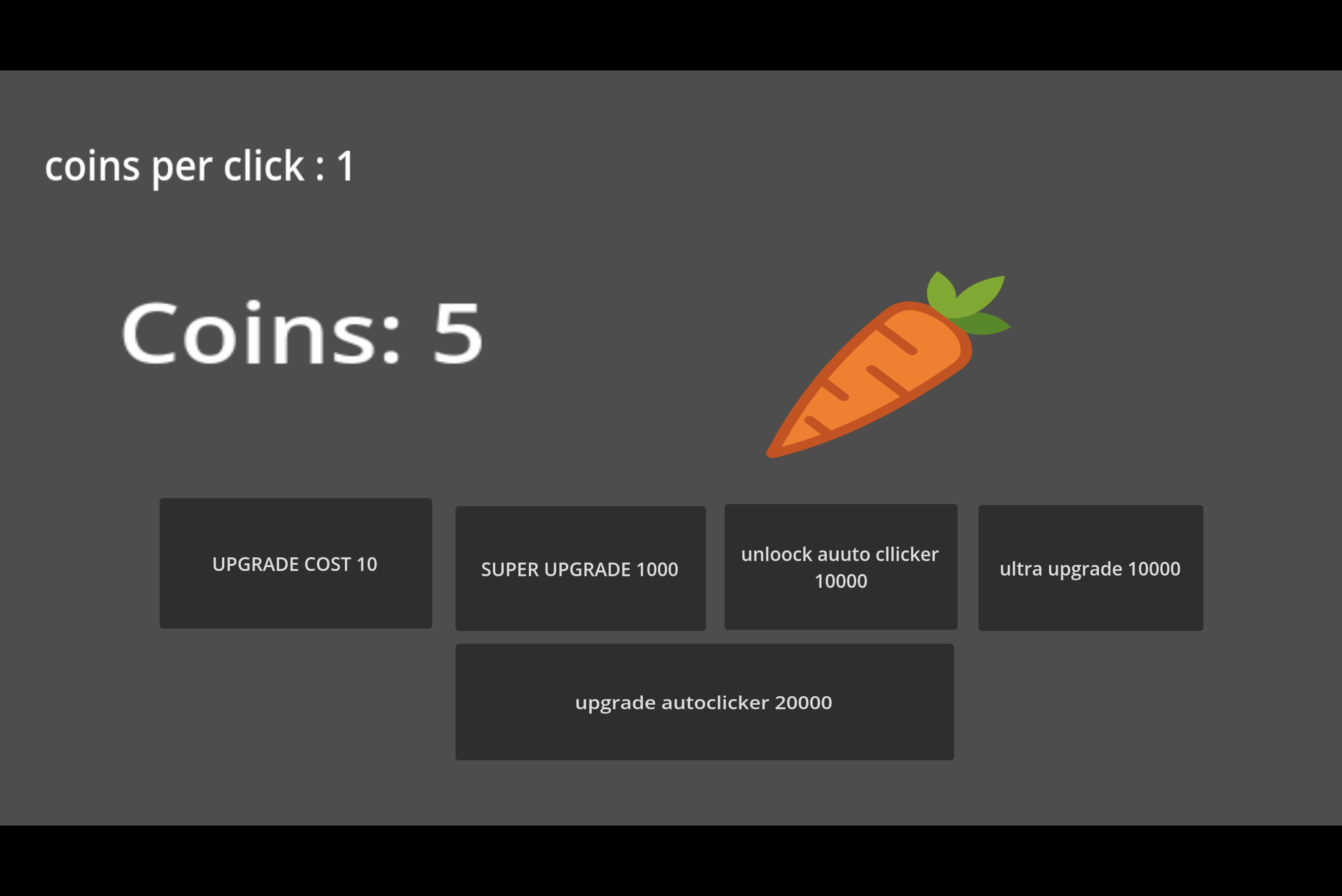 Carrot clicker by Player_1207