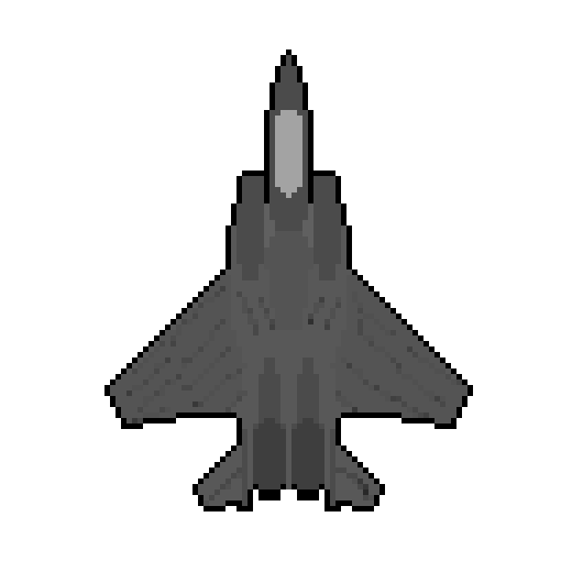 Pixel Jet Controls PIXEL ART PLANES AND JETS by BarblederAssets