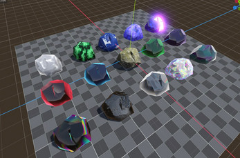Godot Precious Stones (Gemstone) Shaders by GameIdea Studio