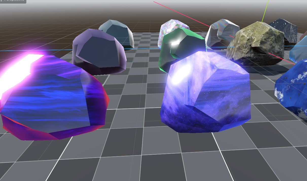 Godot Precious Stones (Gemstone) Shaders by GameIdea Studio
