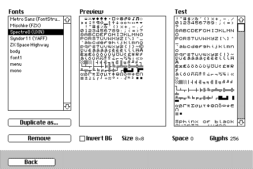 Screenshot 3 for Decker Font Importer