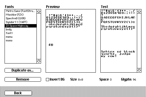 Screenshot 4 for Decker Font Importer