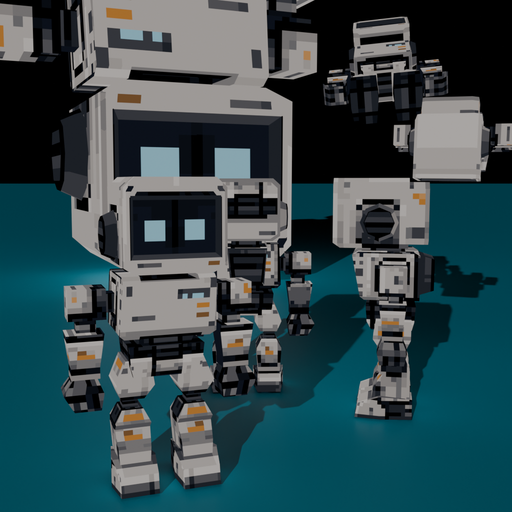 Gui Guy Poly Low poly Robot guy by CokeEnthusiast
