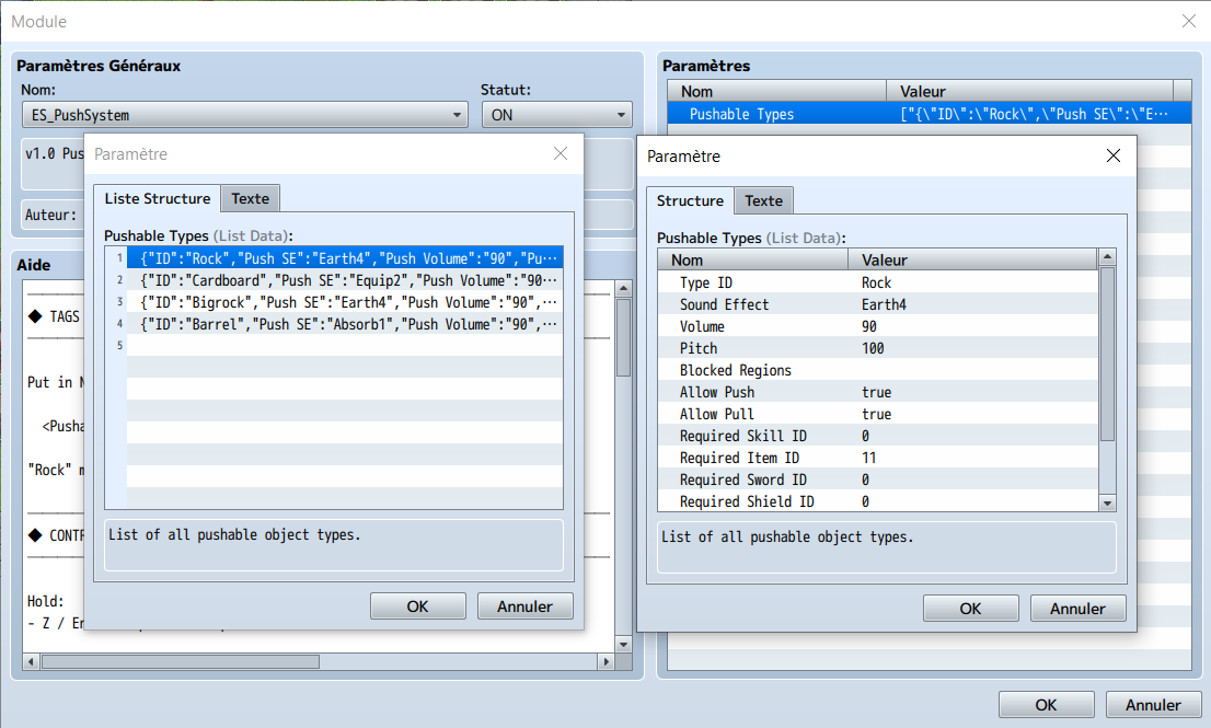 Push System Plugin RPG Maker MV-MZ by EroiK StyLeR