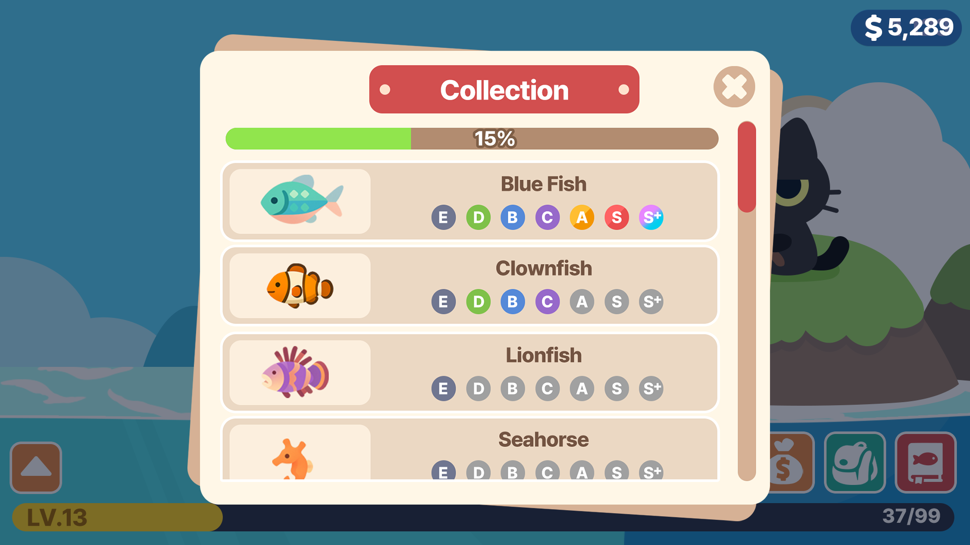 Screenshot 3 for Desktop Fishing Cat