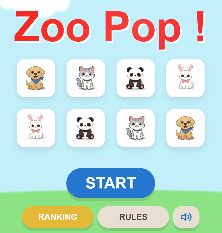 Zooploo Game Zoo Pop ! by TOKYOGAMES