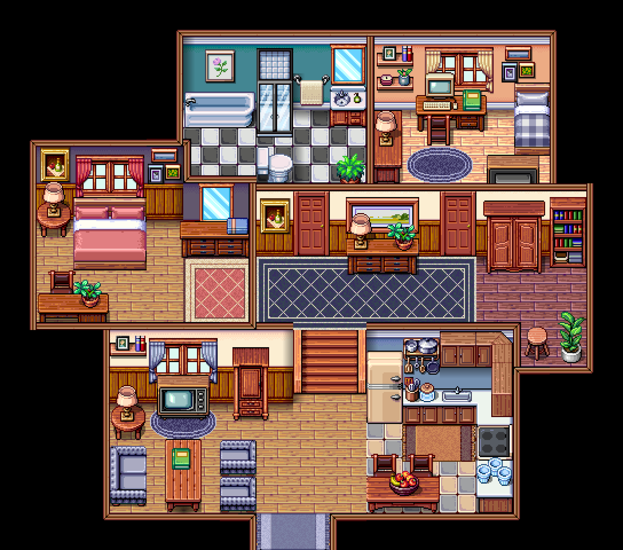 Version 1.0 Launch! - Everyday Home Interior - Pixel Art Tileset by ...