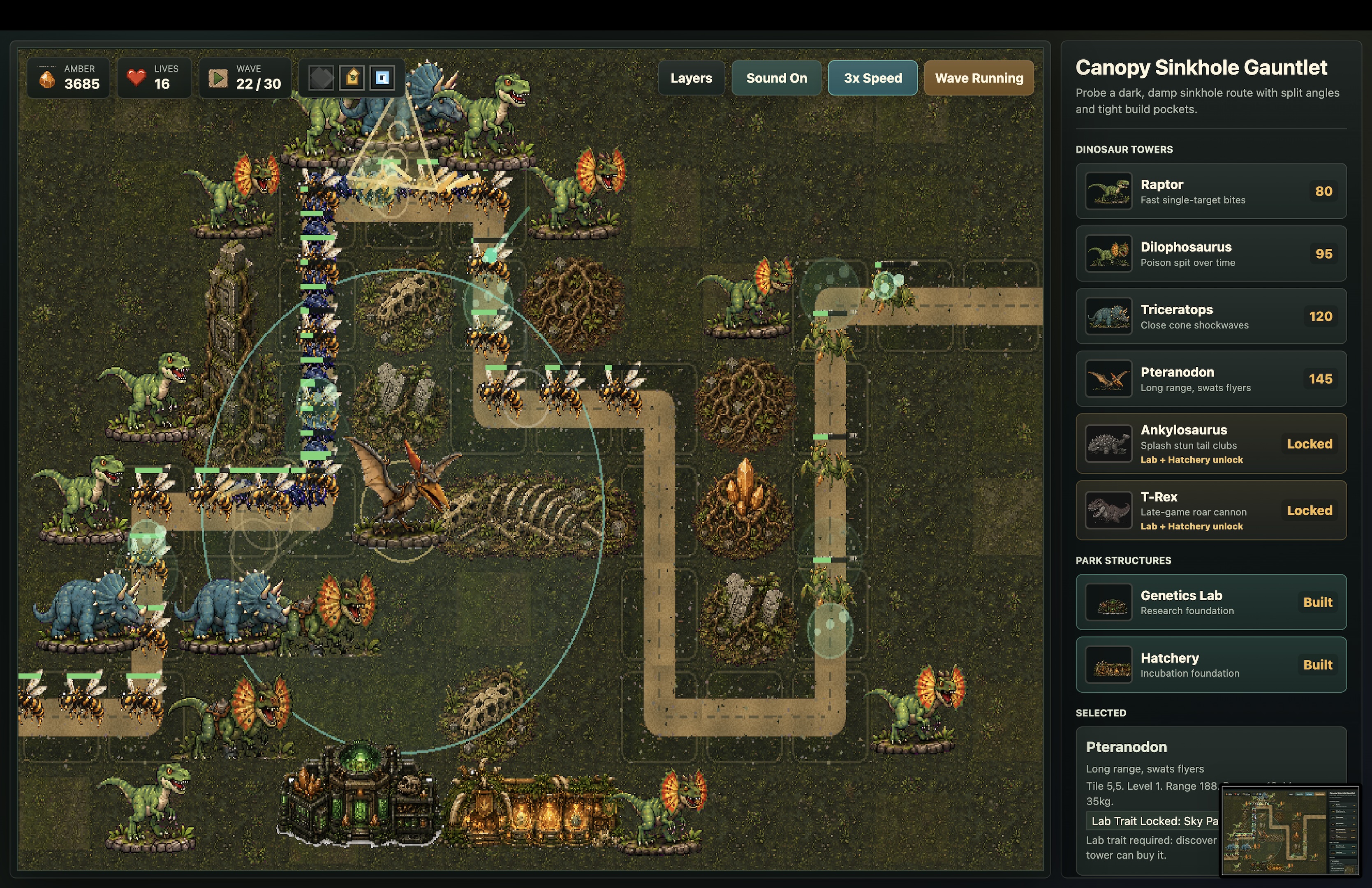 Screenshot 2 for Dino Defense