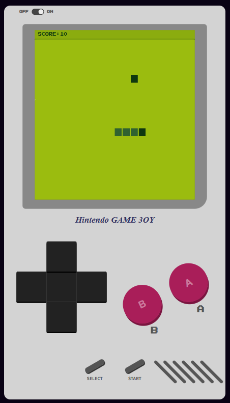 Screenshot 2 for Game Boy Classic Sim - SNAKE