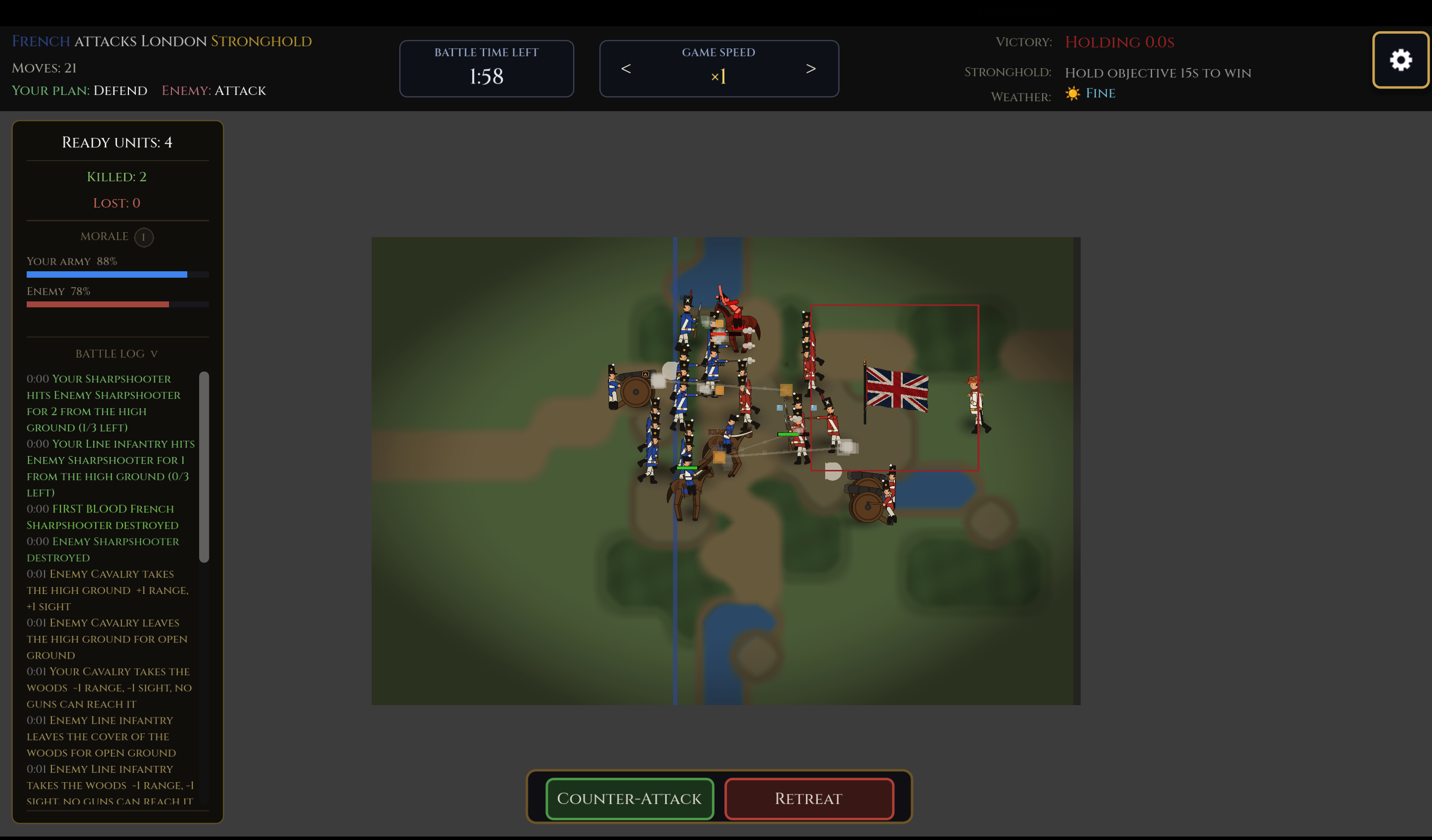 Screenshot 4 for NapoleonicTactics II