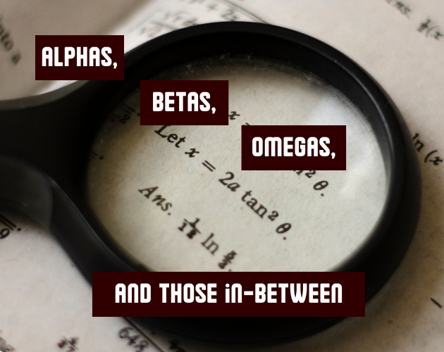 Screenshot 2 for Alphas, Betas, Omegas, and those in-between