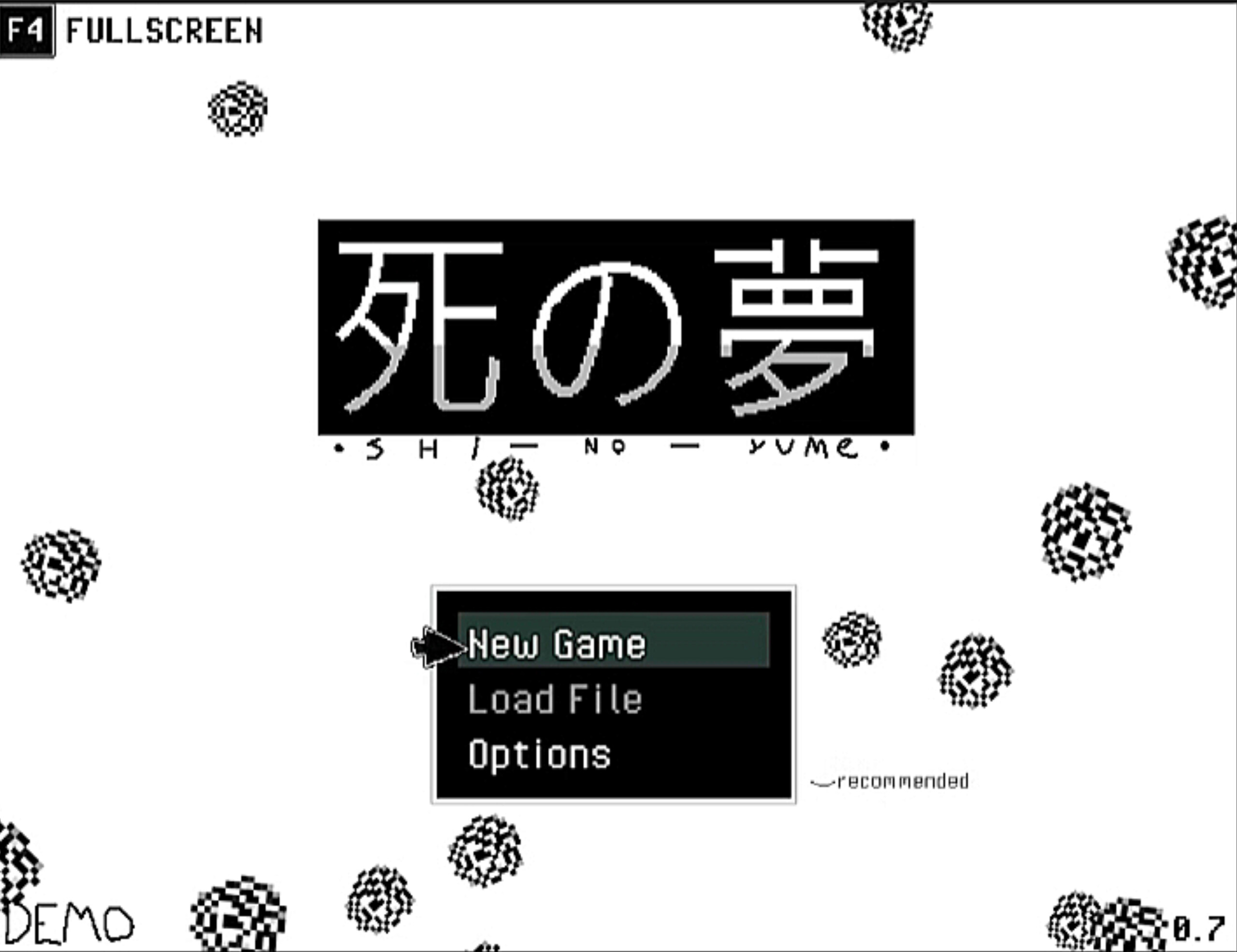 Screenshot 3 for SHI NO YUME DEMO