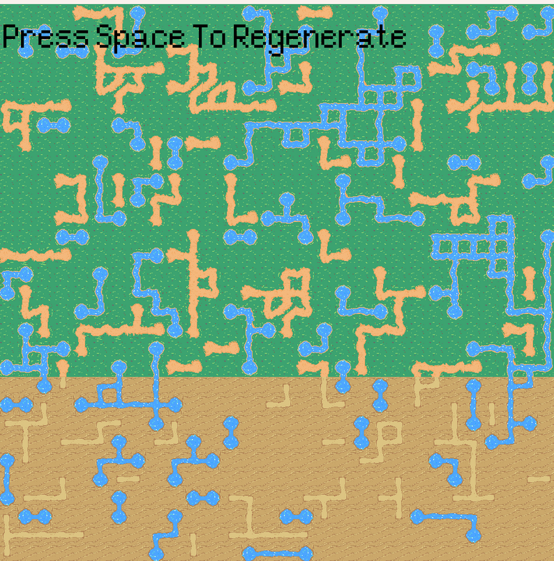 Procedural Terrain Generator 2D (GML) by fyinearso