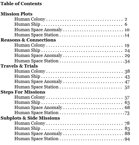 Screenshot 3 for Science Fiction Horror TTRPG Fast Mission Builder Humans