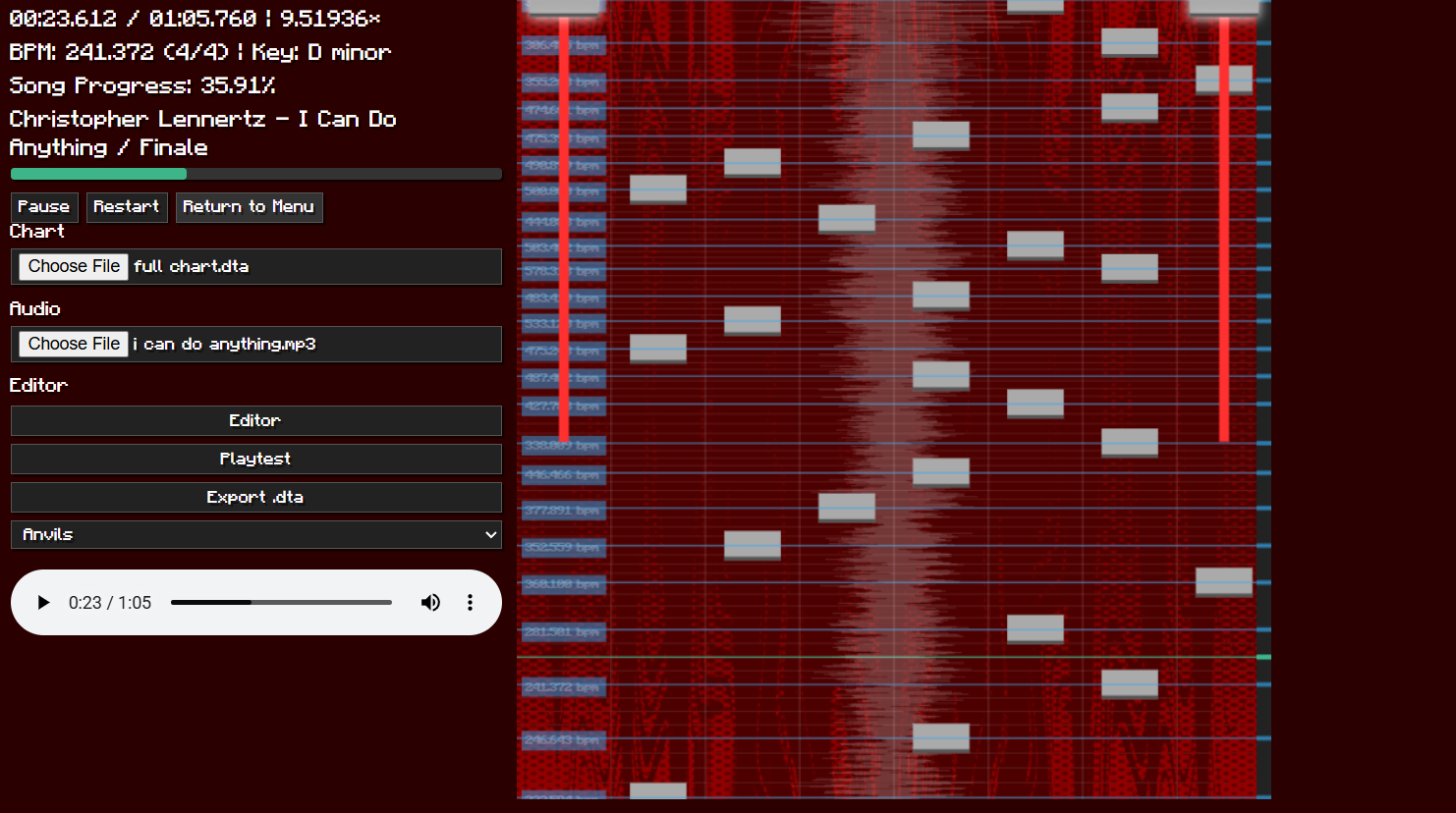 Screenshot 5 for dodge the anvils! pre-release