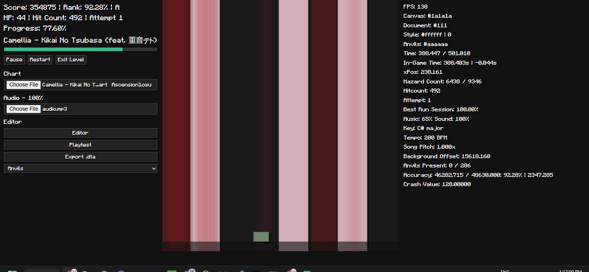 Screenshot 4 for dodge the anvils! pre-release