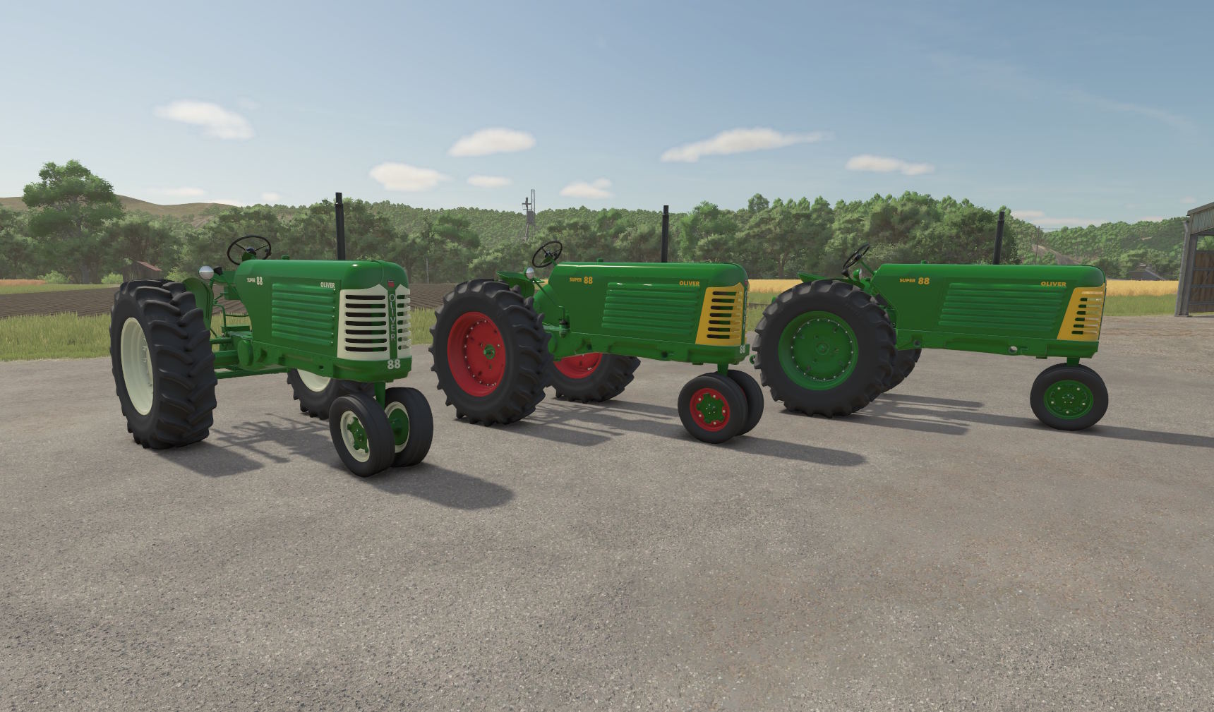 Screenshot 3 for FS25 Oliver Super 88 Row-Crop Tractor